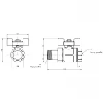 Кран шаровой 