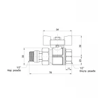 Кран шаровой 