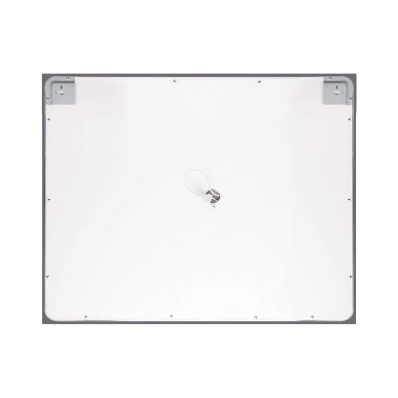 Дзеркало Qtap Mideya (DC-F614) 1000х800 з LED-підсвічуванням Touch, з антизапотіванням, з годинником, димером, рег. яскравості QT2078F614W