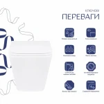 Унитаз подвесной Qtap Tern безободковый с сиденьем Soft-close QT1733052ERW