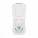 Унитаз подвесной Qtap Tern безободковый с сиденьем Soft-close QT1733052ERW