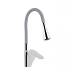 Змішувач для кухні Lidz Tani 007F3 з гнучким виливом (k40) LDTAN007F3GCR31869 Grey / Chrome