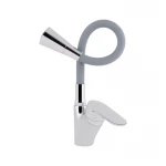 Змішувач для кухні Lidz Tani 007F3 з гнучким виливом (k40) LDTAN007F3GCR31869 Grey / Chrome
