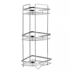 Полиця кутова Lidz Oreo 0606 3 ярусна LDORE0606CRM32484 Chrome