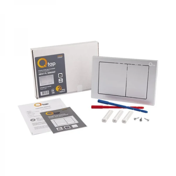 Панель смыва для унитаза Qtap Nest QT0111M06029SAT