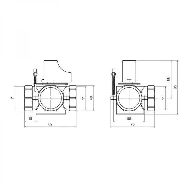 Клапан трехходовой SD Forte 1