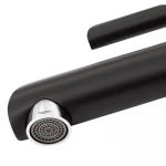 Смеситель для раковины Qtap Grand QTGRABCR001F Chrome/Black