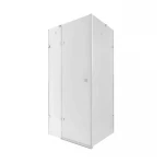 Душевая кабина Qtap Capricorn CRM1018RC6 100х80 см, стекло Clear 6 мм, CalcLess, без поддона