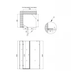 Душевая кабина Qtap CAPRICORN CRM1011SC6 100х100 см, стекло Clear 6 мм, CalcLess, без поддона
