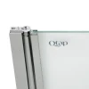 Штора на ванну Qtap Standard CRM407513APL стекло Pear 6 мм, 75х140 см, левая