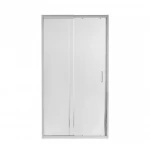 Душевая дверь в нишу Qtap Taurus CRM201-11.C6 97-108x185 см, стекло Clear 6 мм, покрытие CalcLess