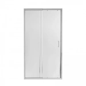 Душевая дверь в нишу Qtap Taurus CRM201-11.C6 97-108x185 см, стекло Clear 6 мм, покрытие CalcLess