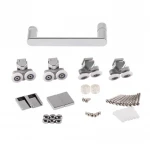 Душевая дверь в нишу Qtap Taurus CRM201-11.C6 97-108x185 см, стекло Clear 6 мм, покрытие CalcLess