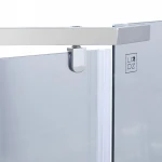 Душевая кабина Lidz Dozorca SC90x90.CRM.LOW.TR, стекло прозрачное 6 мм