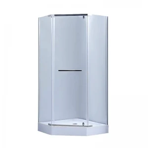 Душевая кабина Lidz Dozorca SC90x90.CRM.LOW.TR, стекло прозрачное 6 мм