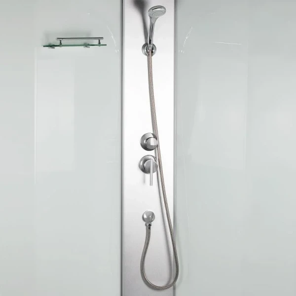 Душевой бокс Lidz Tani SB90x90.SAT.LOW.FR, стекло Frost 4 мм