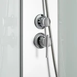 Душевой бокс Lidz Tani SB90x90.SAT.LOW.FR, стекло Frost 4 мм