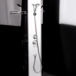 Душевой бокс Lidz Tani SB90x90.SAT.LOW.GR, стекло тонированное 4 мм