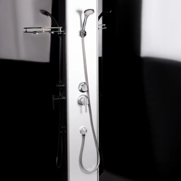 Душевой бокс Lidz Tani SB90x90.SAT.HIGH.GR, стекло тонированное 4 мм