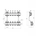 Коллектор с расходомерами SD Forte 1