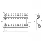 Коллектор с расходомерами SD Forte 1