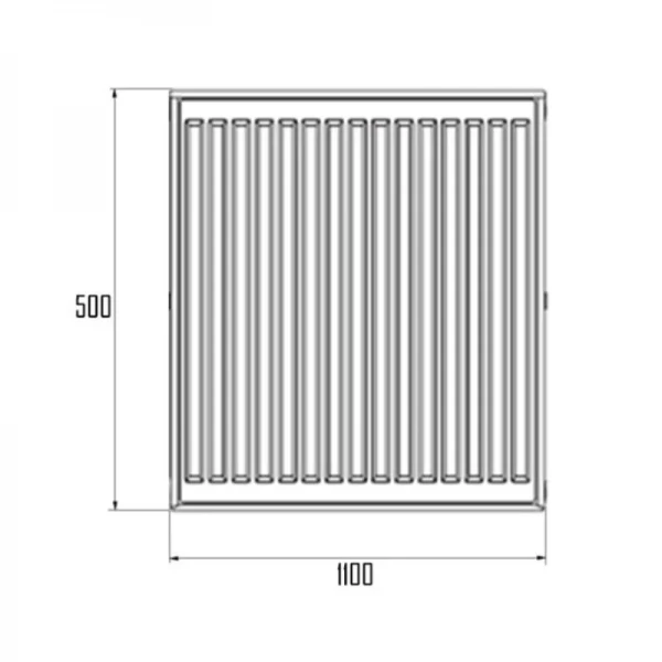 Радиатор стальной Thermo Alliance 22 тип 500х1100 боковое подключение