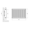 Радиатор стальной Thermo Alliance 22 тип 600х900 боковое подключение