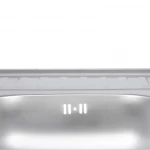 Кухонна мийка Lidz 6060-R 0,6 мм Satin (LIDZ6060RSAT06)