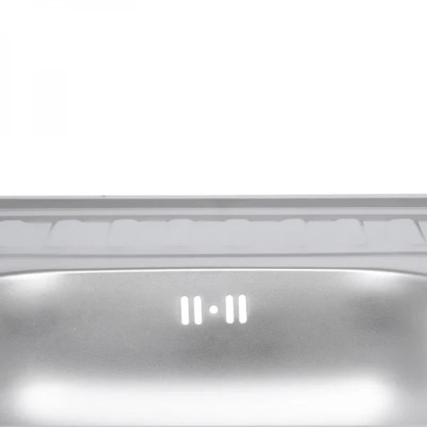 Кухонна мийка Lidz 6060-R 0,6 мм Satin (LIDZ6060RSAT06)