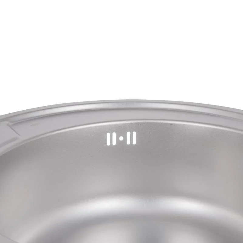 Кухонная мойка Lidz 510-D 0,8 мм Micro Decor (LIDZ510DEC)