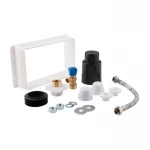 Набор инсталляция 4 в 1 Qtap Nest ST с круглой панелью смыва QT0133M425M11V1146MB