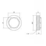Гайка для смесителя Lidz Repair D-35 LDREP3534773