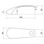 Ручка для смесителя Lidz Repair Mars 040M (k40) LDREP040MCRM34817 Chrome