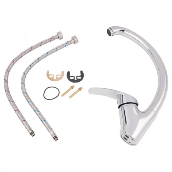 Змішувач для кухні Lidz Mars 007 (k35) LDMAR007CRM34856 Chrome