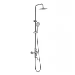 Душевая система универсальная Lidz Aria 1030 на три потребителя (с изливом) (k35) LDARI1030NKS34932 Nickel