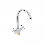 Змішувач для кухні Lidz Lamb 278F двохвентильний LDLAM278FCRM35071 Chrome