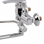 Смеситель для ванны Lidz Anny 005C2 с поворотным изливом (c душевым гарнитуром) (k40) LDANN005C2CRM35102 Chrome