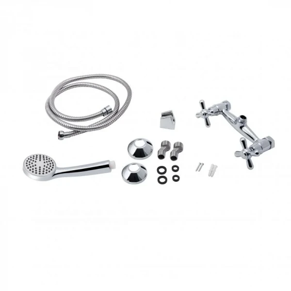 Смеситель для душа Lidz Dominox 363 двухвентильный (с душевым гарнитуром) (k35) LDDOM363CRM35107 Chrome