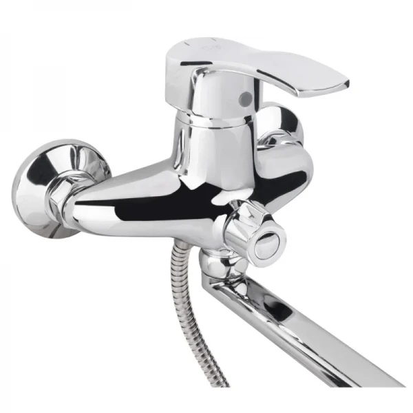Смеситель для ванны Lidz Anny 005 с поворотным изливом (c душевым гарнитуром) (k40) LDANN005CRM35120 Chrome