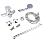 Смеситель для ванны Lidz Anny 005 с поворотным изливом (c душевым гарнитуром) (k40) LDANN005CRM35120 Chrome