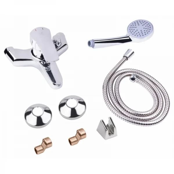 Смеситель для ванны Lidz Anny 006 (c душевым гарнитуром) (k40) LDANN006CRM35121 Chrome