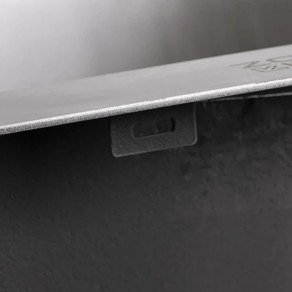 Мойка для кухни интегрированная Lidz Handmade H5050 (LDH5050BRU35375) Brushed Steel 3,0/1,0 мм