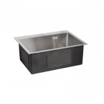 Мойка для кухни интегрированная Lidz Handmade H5045 (LDH5045BRU35383) Brushed Steel 3,0/1,0  мм