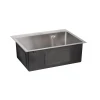 Мойка для кухни интегрированная Lidz Handmade H5845 (LDH5845BRU35384) Brushed Steel 3,0/1,0 мм