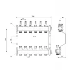 Коллектор с расходомерами SD Plus 1