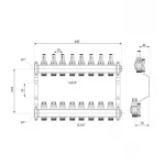 Коллектор с расходомерами SD Plus 1