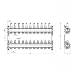 Коллектор с расходомерами SD Plus 1