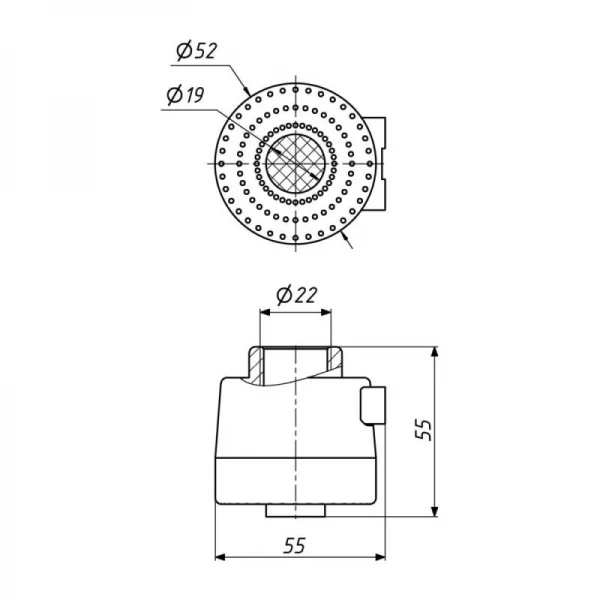Аэратор для смесителя Lidz Repair 02500 внутренний LDREP02500CRM35463 Chrome