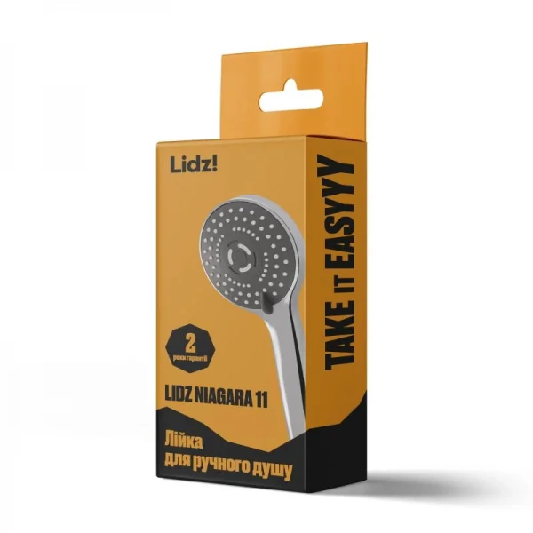 Лейка для ручного душа Lidz Niagara 11 98 мм округлая LDNIA11CRM35464 Chrome
