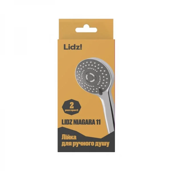 Лейка для ручного душа Lidz Niagara 11 98 мм округлая LDNIA11CRM35464 Chrome